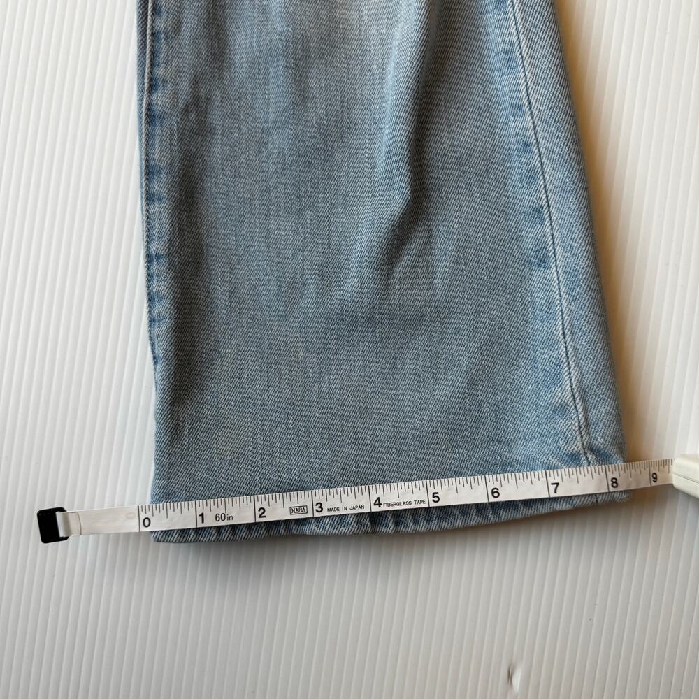 Rollas Dusters Bootcut Crop Jeans Distressed Sz 29 Y2K Denim Festival 70s Flare - Picture 7 of 16